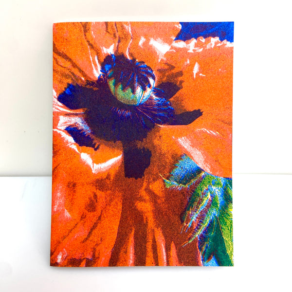 Poppy - RISO print Note Cards