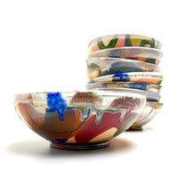 Rainbow pasta bowl