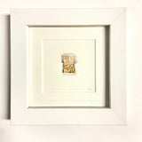 FRAMED Miniature Painting featured in Tiny Gratitudes Book by Brooke Rothshank