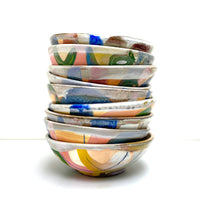 Rainbow pasta bowl
