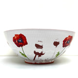 Original poppy serving bowl