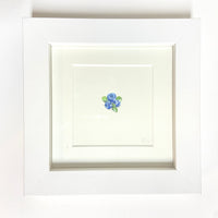 FRAMED Miniature Painting featured in Tiny Gratitudes Book by Brooke Rothshank