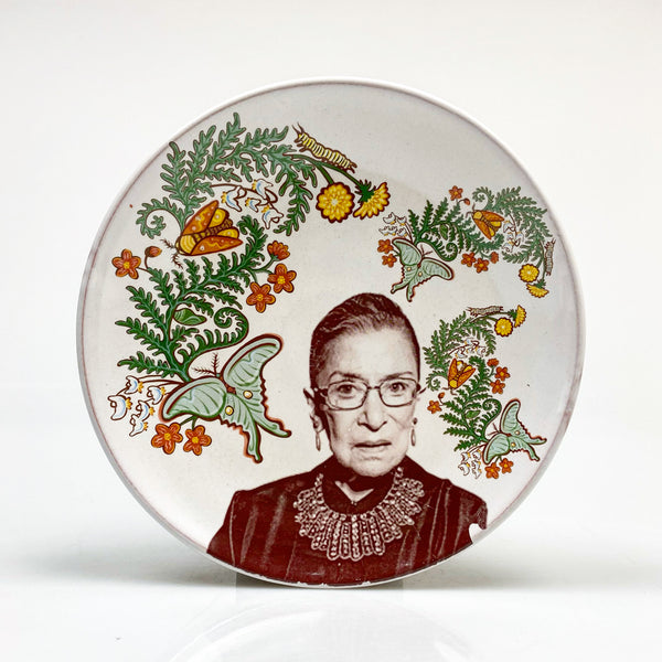 Ruth Bader Ginsburg plate